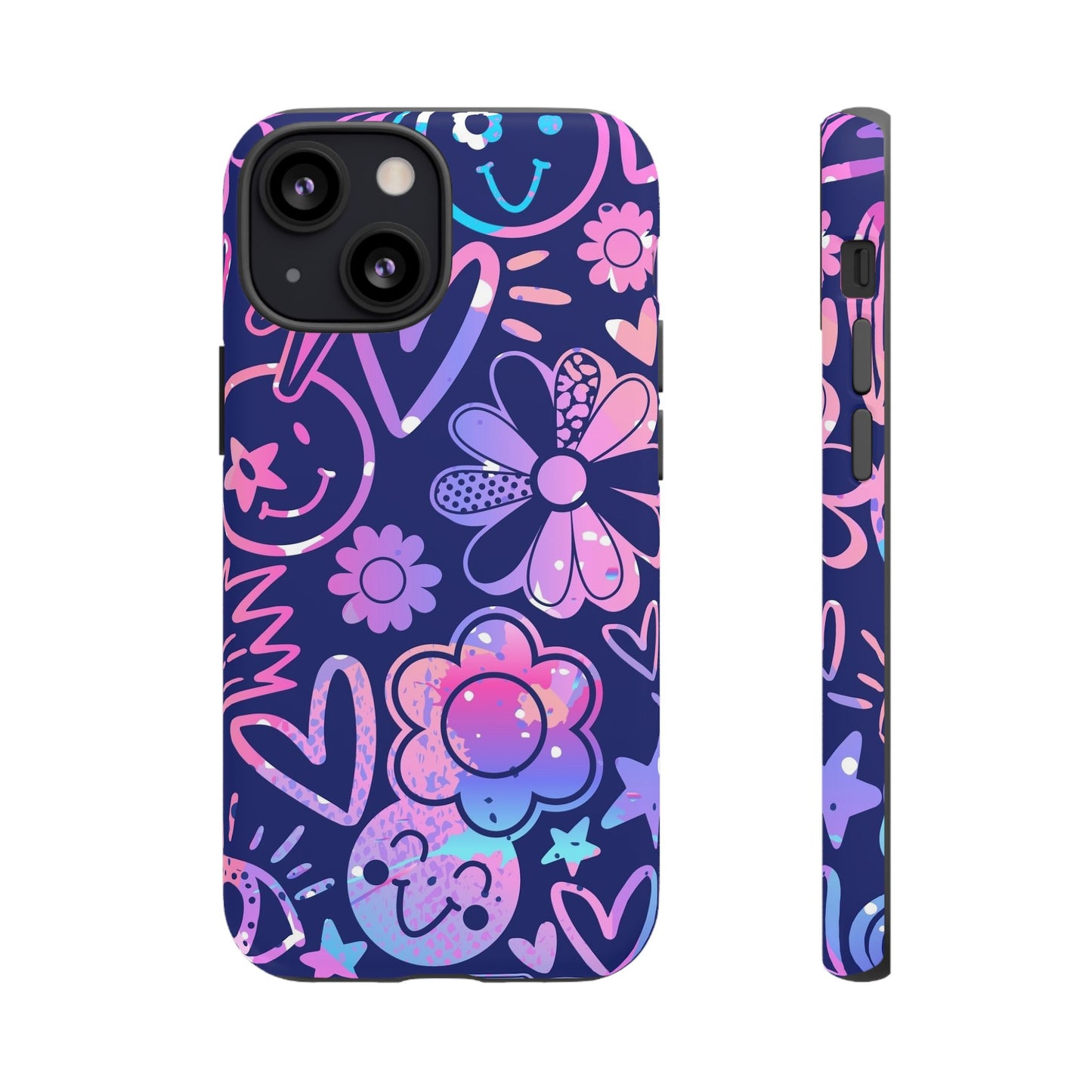 Live Inspired: Purple Tough Case for iPhone, Samsung Galaxy and Google Pixel devices