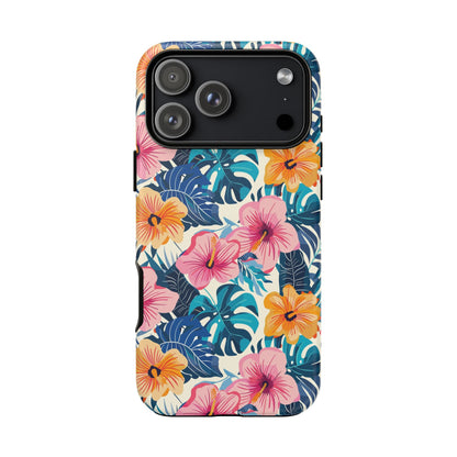 Hibiscus Bloom: Cute Floral Phone Case for iPhone, Samsung and Google Pixel