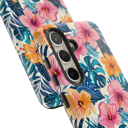 Hibiscus Bloom: Cute Floral Phone Case for iPhone, Samsung and Google Pixel