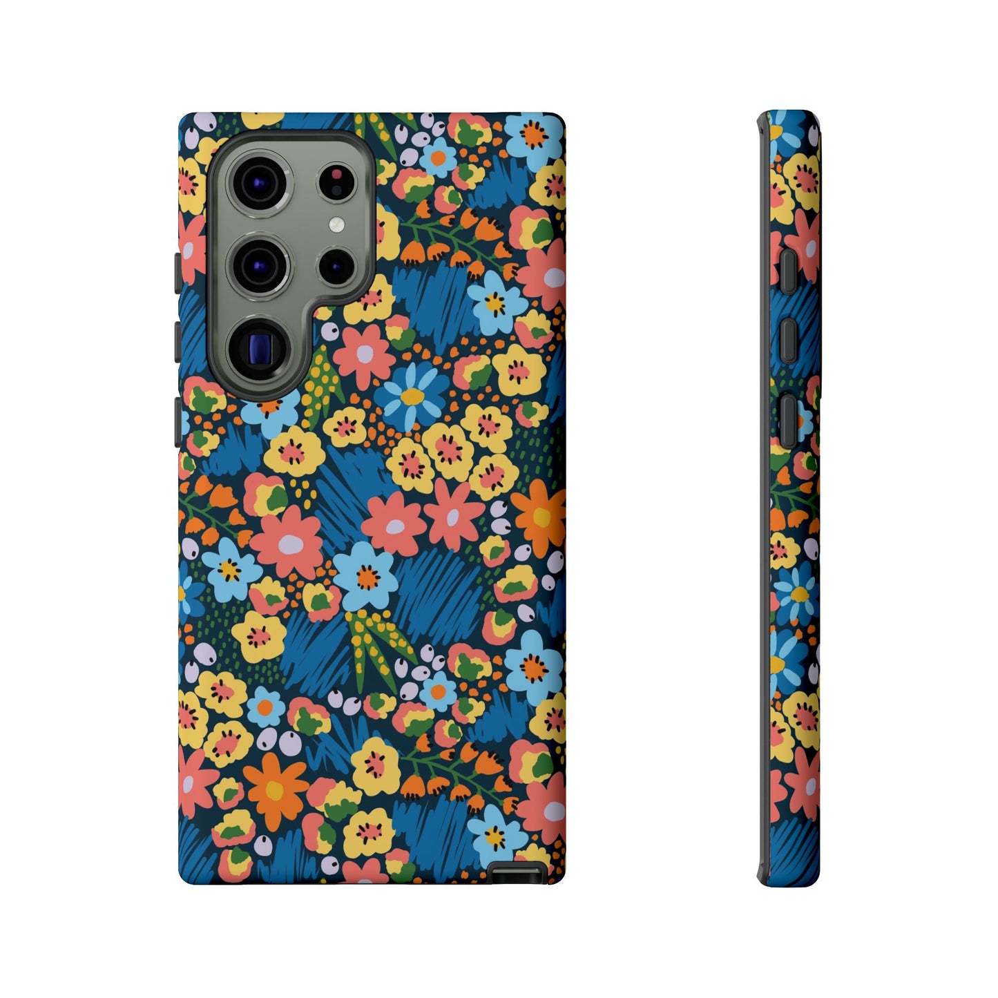 Bloom Burst: Color and Joy Themed Phone Case for iPhone, Samsung Galaxy and Google Pixel devices