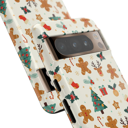 Gingerbread Holidays: Xmas-themed phone case for iPhone, Samsung and Google Pixel