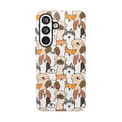 Cute Dogs Charm Phone Case for iPhone, Samsung Galaxy and Google Pixel devices