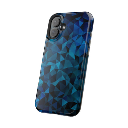 Blue Diamonds (MagSafe version): Elegant phone case for iPhone