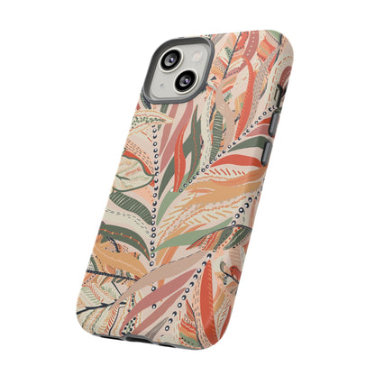 Terracotta Leaves Phone Case: Nature‑Inspired Art for iPhone, Samsung Galaxy and Google Pixel devices