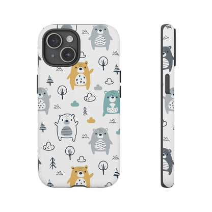 Bear Friends: Cute Phone Case for iPhone, Samsung Galaxy and Google Pixel devices