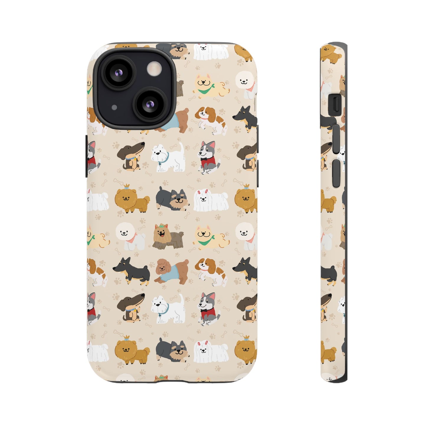 Cute Dogs: Tough Case for iPhone, Samsung Galaxy and Google Pixel devices