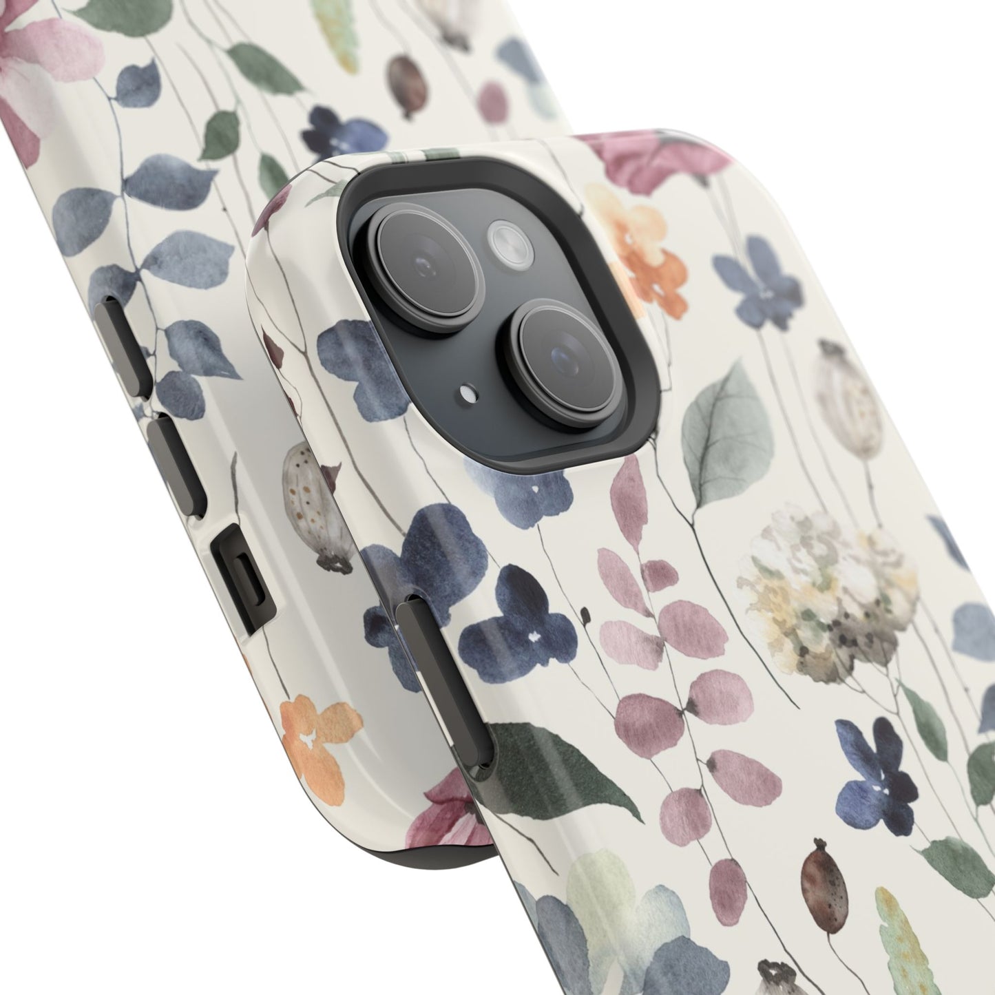 Floral prints phone case for iPhone (MagSafe version)