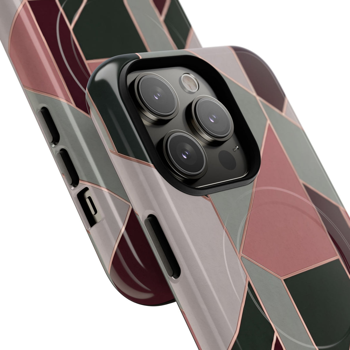 Geometric Luxe MagSafe Phone Case for iPhone