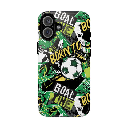 Born to Goal: Football-inspired phone case for iPhone and Samsung Galaxy
