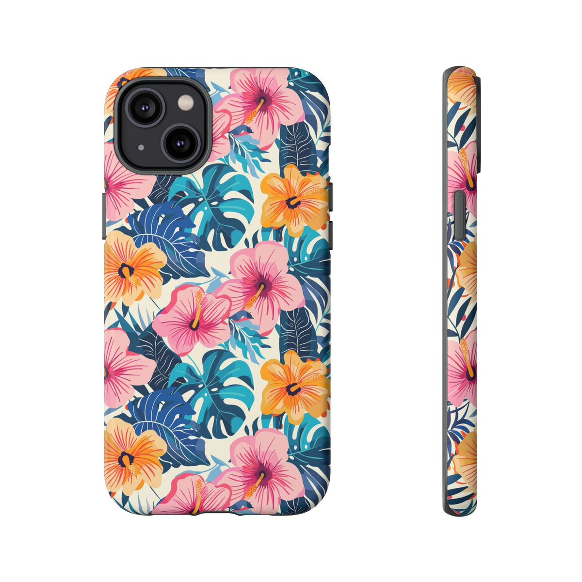 Hibiscus Bloom: Cute Floral Phone Case for iPhone, Samsung and Google Pixel