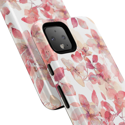 Watercolor Flowers: Tough Case for iPhone, Samsung Galaxy and Google Pixel devices