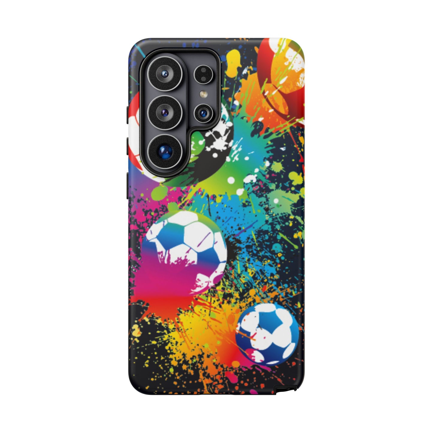 Footballer's Phone Case: Vibrant Case for iPhone, Samsung Galaxy and Google Pixel devices