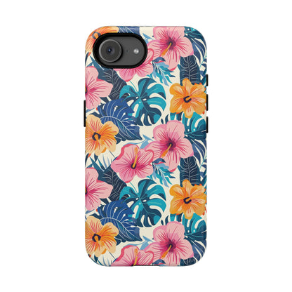 Hibiscus Bloom: Cute Floral Phone Case for iPhone, Samsung and Google Pixel