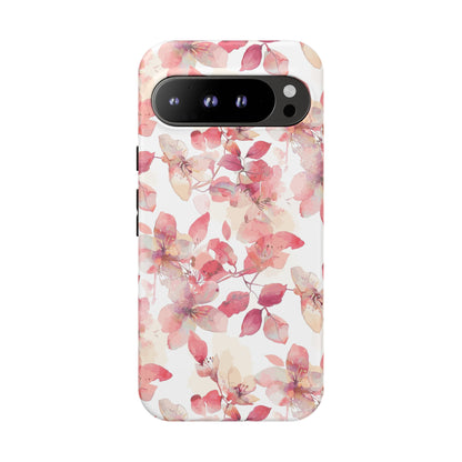 Watercolor Flowers: Tough Case for iPhone, Samsung Galaxy and Google Pixel devices