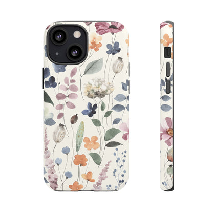 Floral Prints Phone Case for iPhone, Samsung Galaxy and Pixel devices