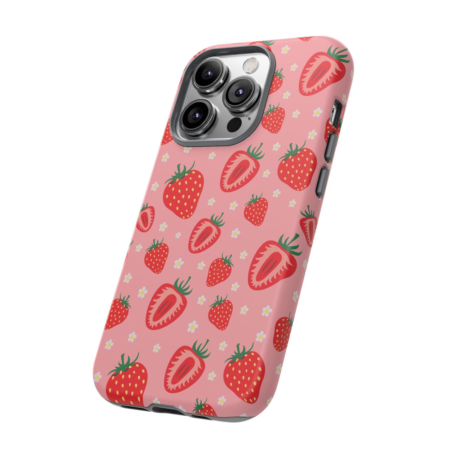 Berry Strawberry: Fruit-inspired phone case for iPhone, Samsung Galaxy and Google Pixel devices