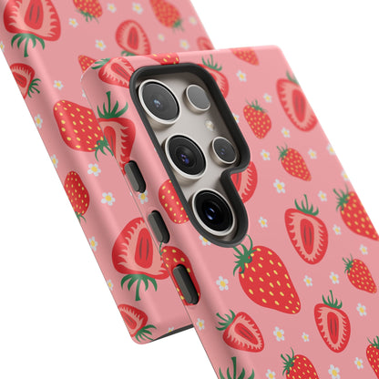 Berry Strawberry: Fruit-inspired phone case for iPhone, Samsung Galaxy and Google Pixel devices