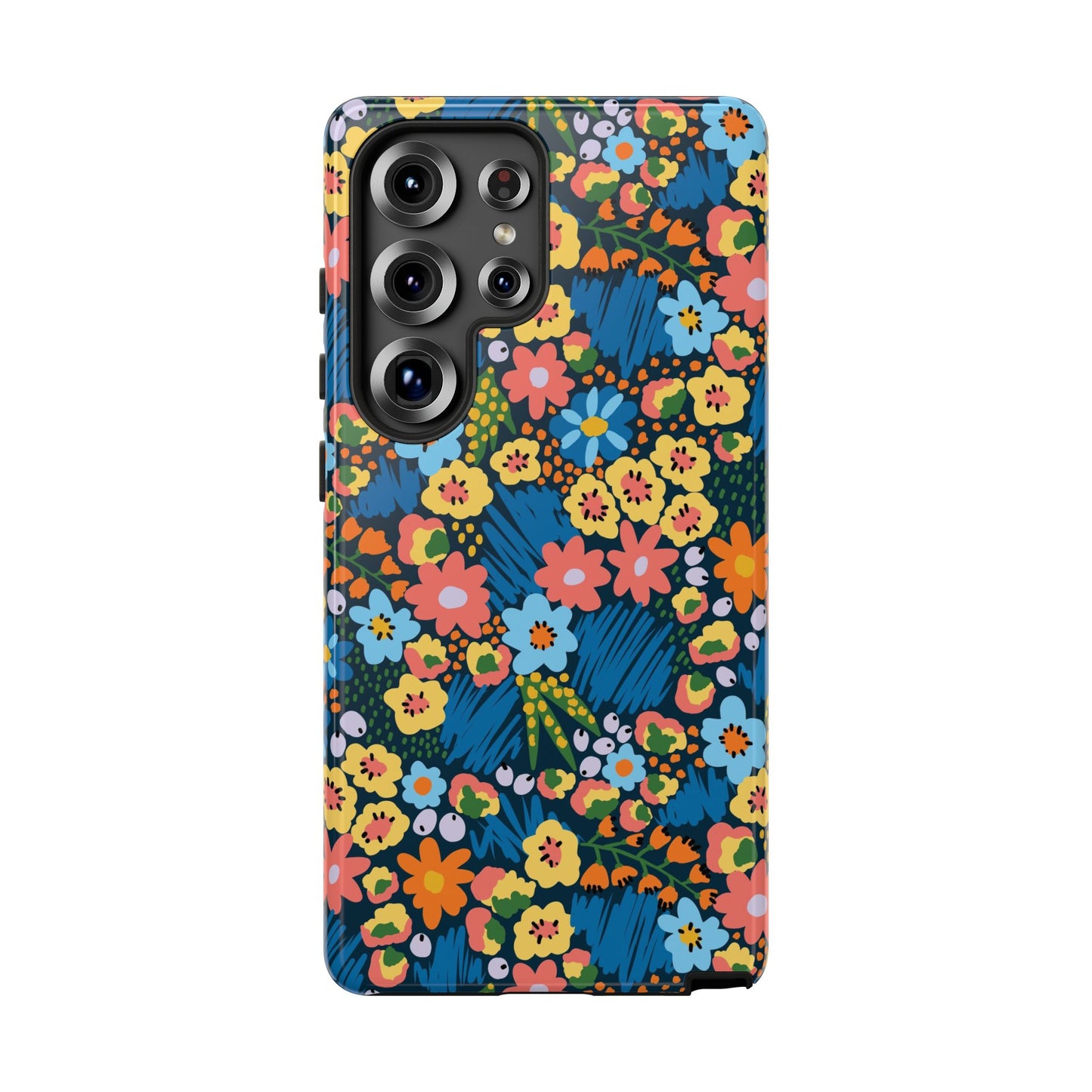 Bloom Burst: Color and Joy Themed Phone Case for iPhone, Samsung Galaxy and Google Pixel devices