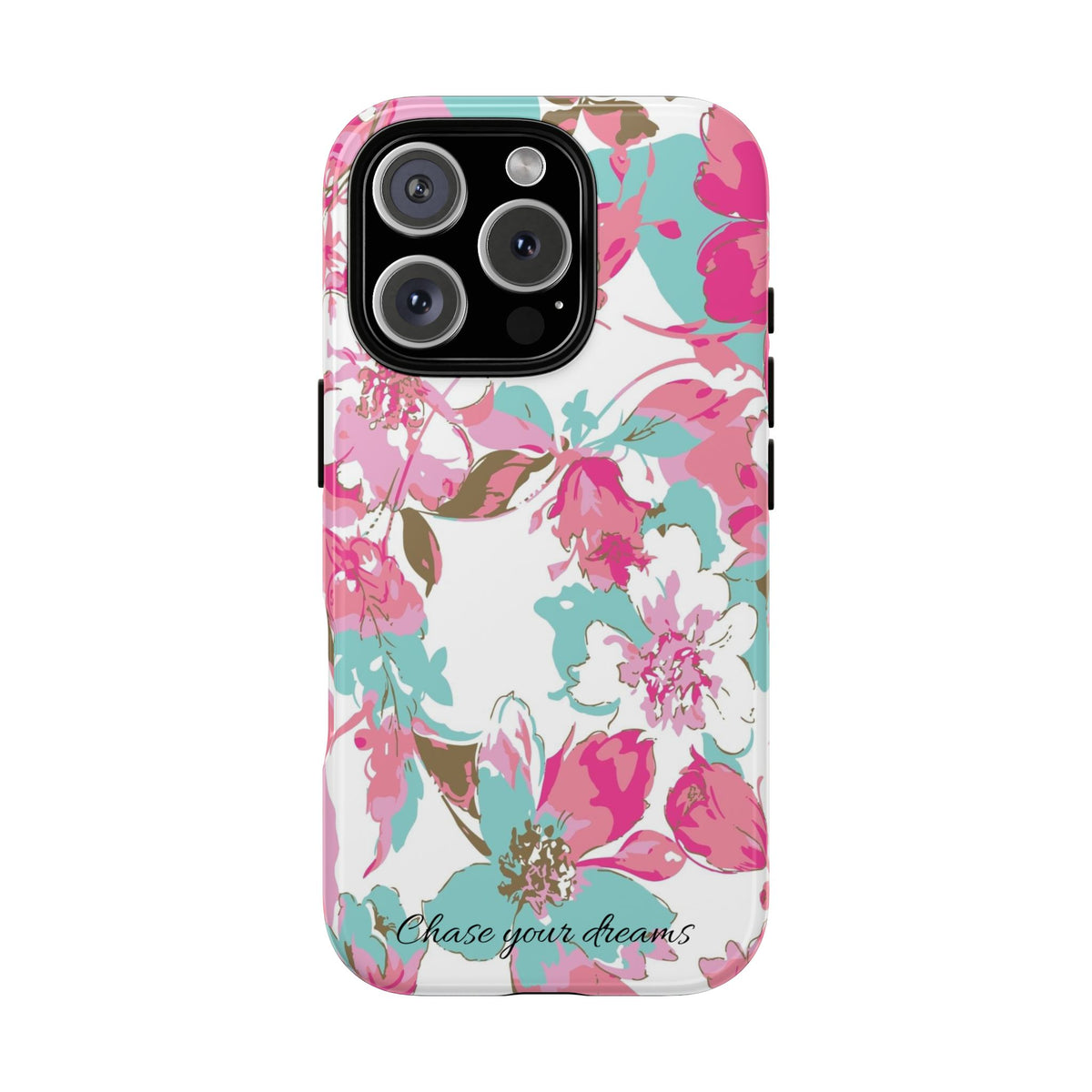 Chase your dreams: Artistic and elegant phone case for Apple iPhone, Samsung Galaxy and Pixel devices