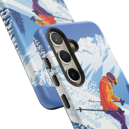 Glacier Rush: Ice Ski inspired phone case for iPhone, Samsung Galaxy and Google  Pixel devices