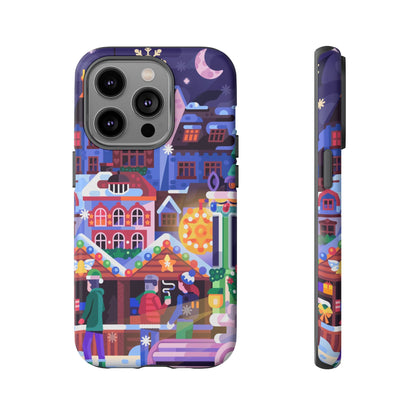 Christmas Fair in Old Town: Holiday-Themed case for iPhone, Samsung Galaxy and Google Pixel