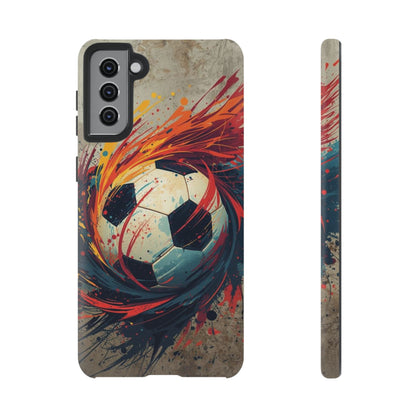 Football Swirl: Phone Case for iPhone, Samsung Galaxy and Google Pixel devices