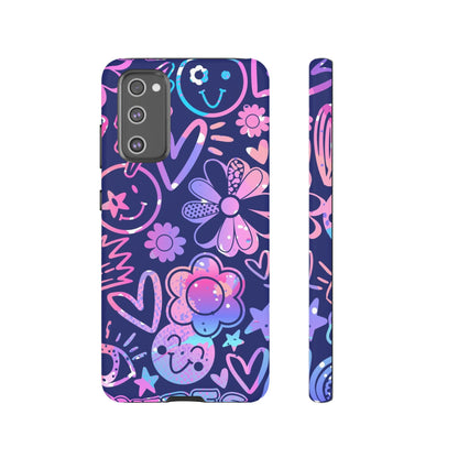 Live Inspired: Purple Tough Case for iPhone, Samsung Galaxy and Google Pixel devices