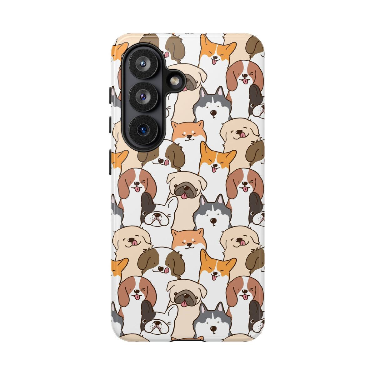 Cute Dogs Charm Phone Case for iPhone, Samsung Galaxy and Google Pixel devices