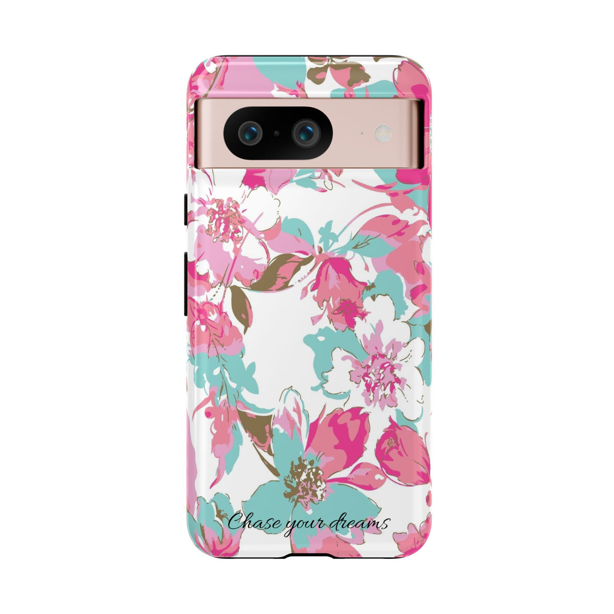 Chase your dreams: Artistic and elegant phone case for Apple iPhone, Samsung Galaxy and Pixel devices