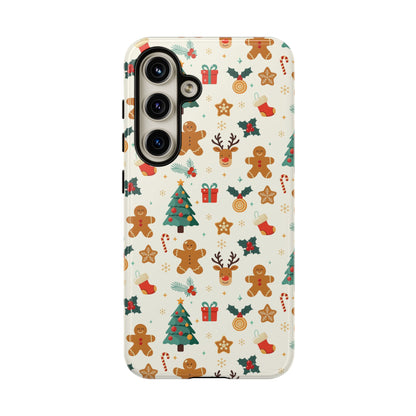 Gingerbread Holidays: Xmas-themed phone case for iPhone, Samsung and Google Pixel