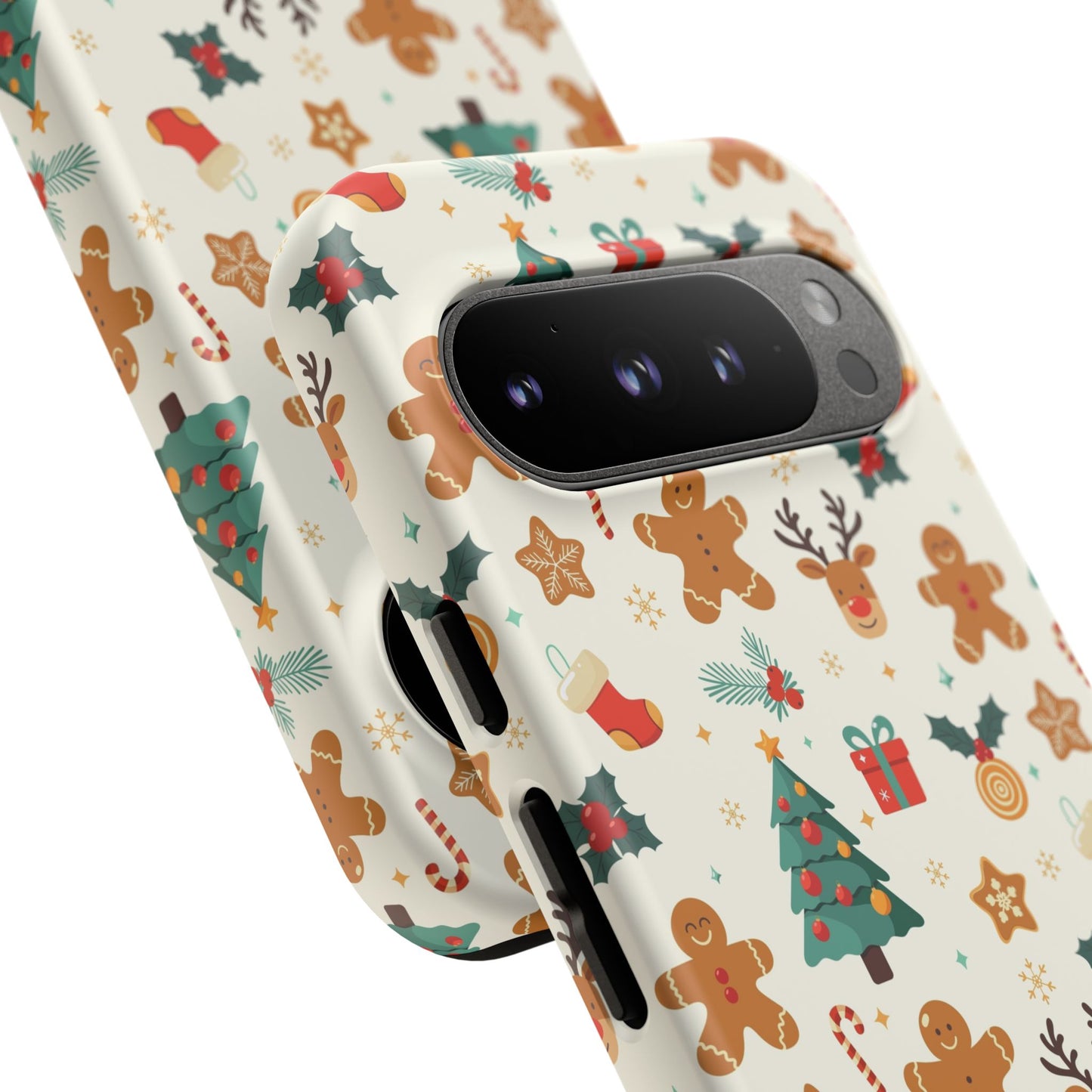Gingerbread Holidays: Xmas-themed phone case for iPhone, Samsung and Google Pixel