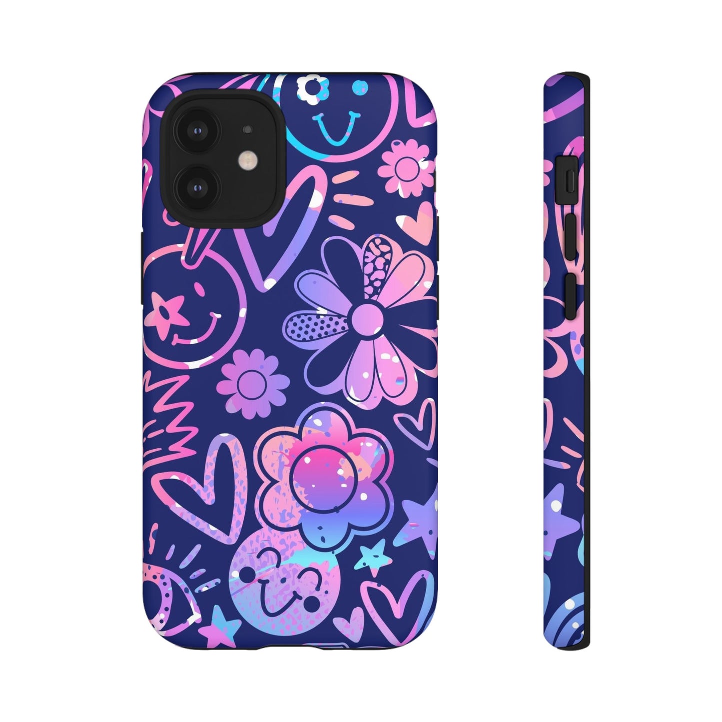 Live Inspired: Purple Tough Case for iPhone, Samsung Galaxy and Google Pixel devices