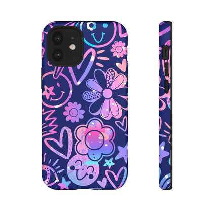 Live Inspired: Purple Tough Case for iPhone, Samsung Galaxy and Google Pixel devices