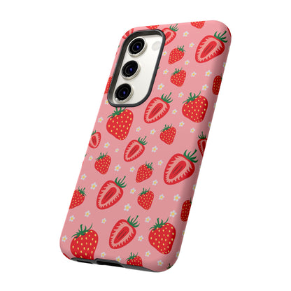 Berry Strawberry: Fruit-inspired phone case for iPhone, Samsung Galaxy and Google Pixel devices