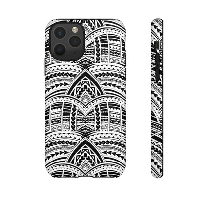 Tatoeage: telefoonhoesje met tribalpatroon voor iPhone, Samsung Galaxy en Google Pixel