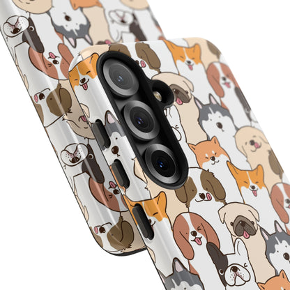 Cute Dogs Charm Phone Case for iPhone, Samsung Galaxy and Google Pixel devices