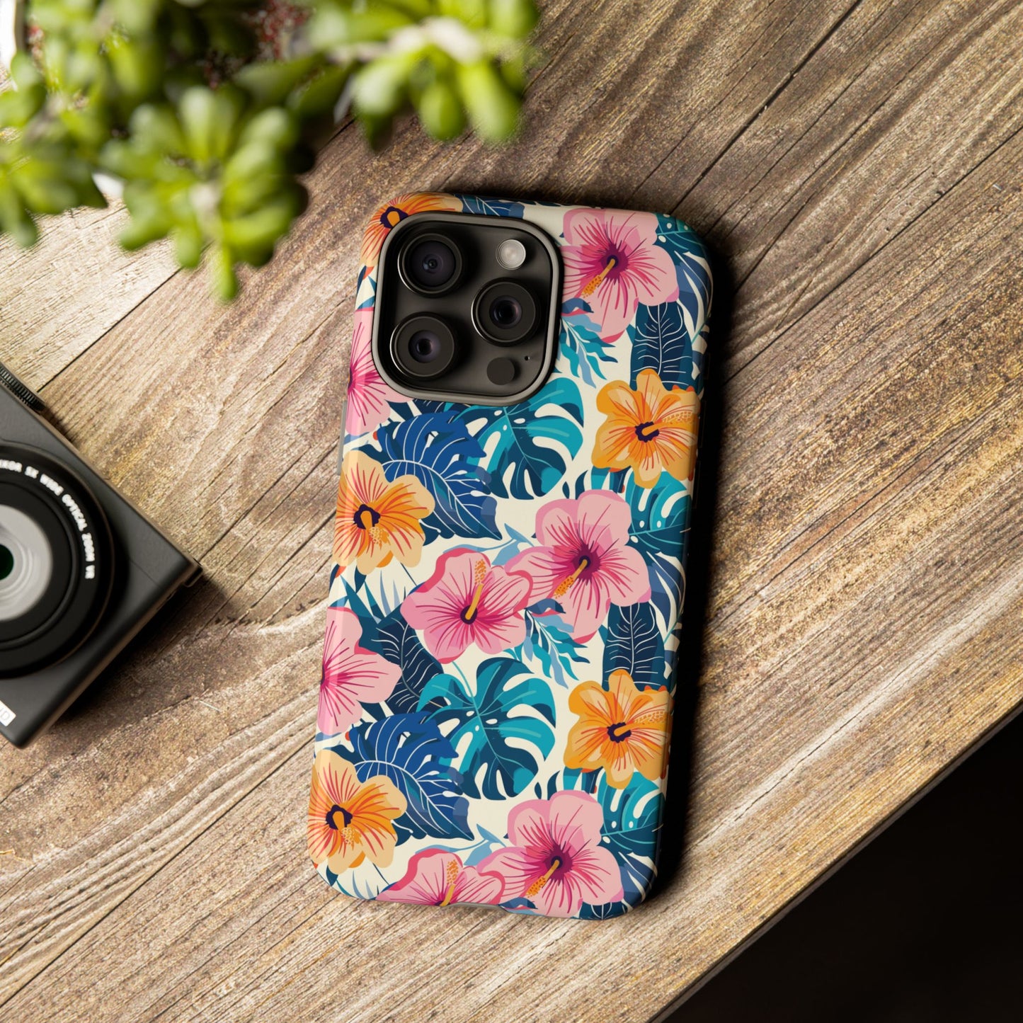 Hibiscus: Cute Floral Phone Case for iPhone, Samsung and Google Pixel