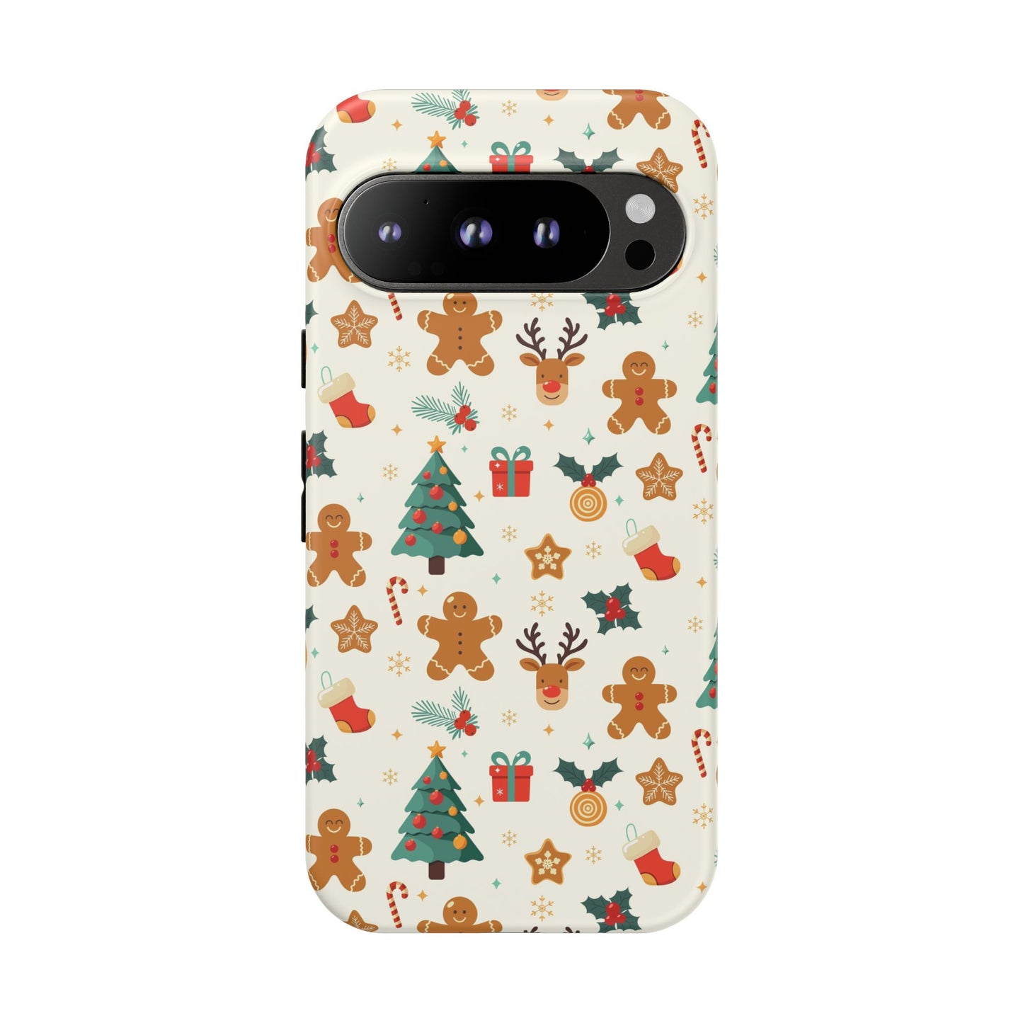 Gingerbread Holidays: Xmas-themed phone case for iPhone, Samsung and Google Pixel