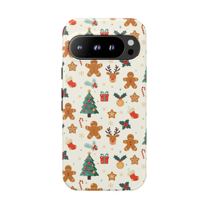 Gingerbread Holidays: Xmas-themed phone case for iPhone, Samsung and Google Pixel
