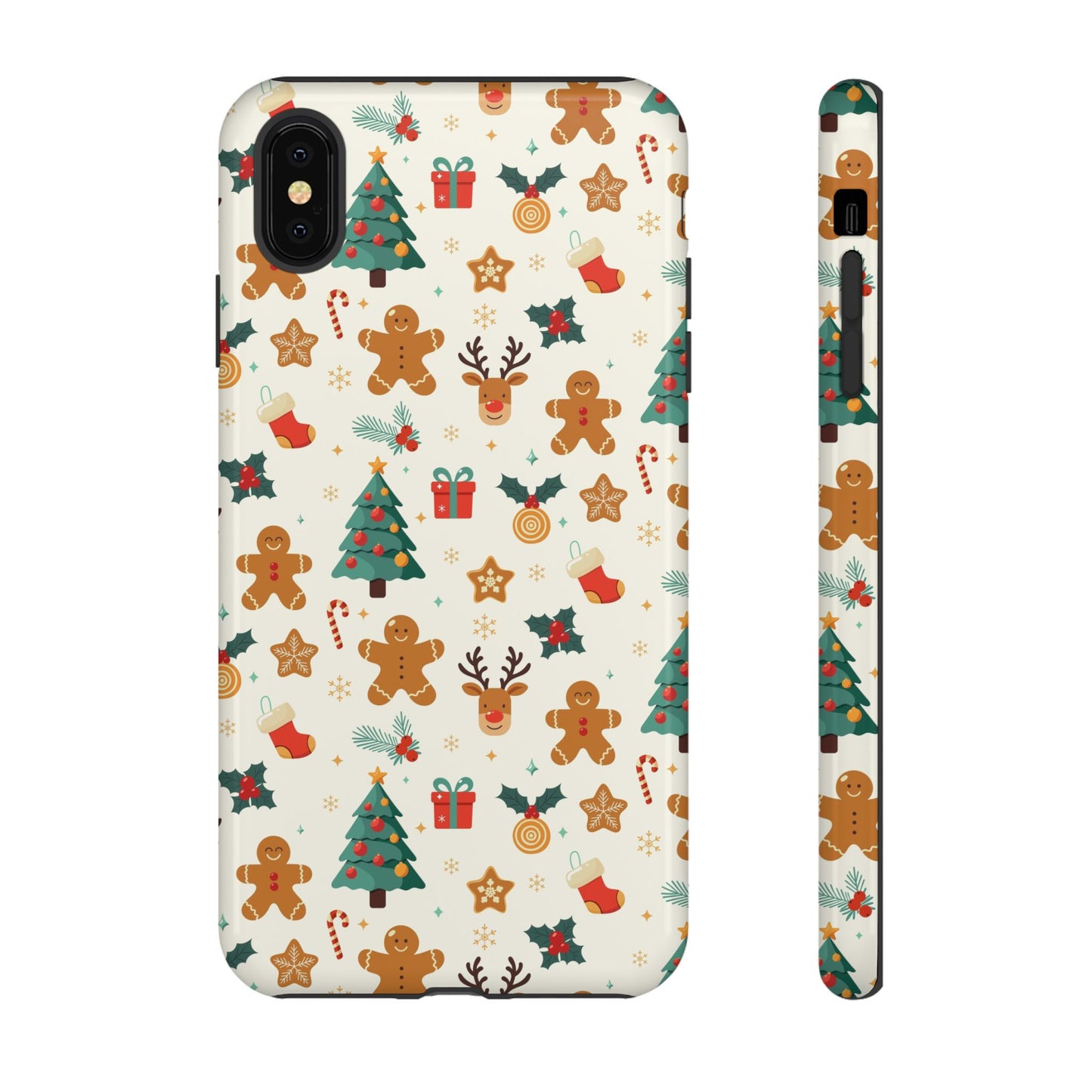 Gingerbread Holidays: Xmas-themed phone case for iPhone, Samsung and Google Pixel