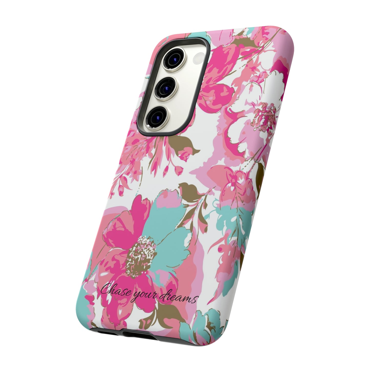 Chase your dreams: Artistic and elegant phone case for Apple iPhone, Samsung Galaxy and Pixel devices