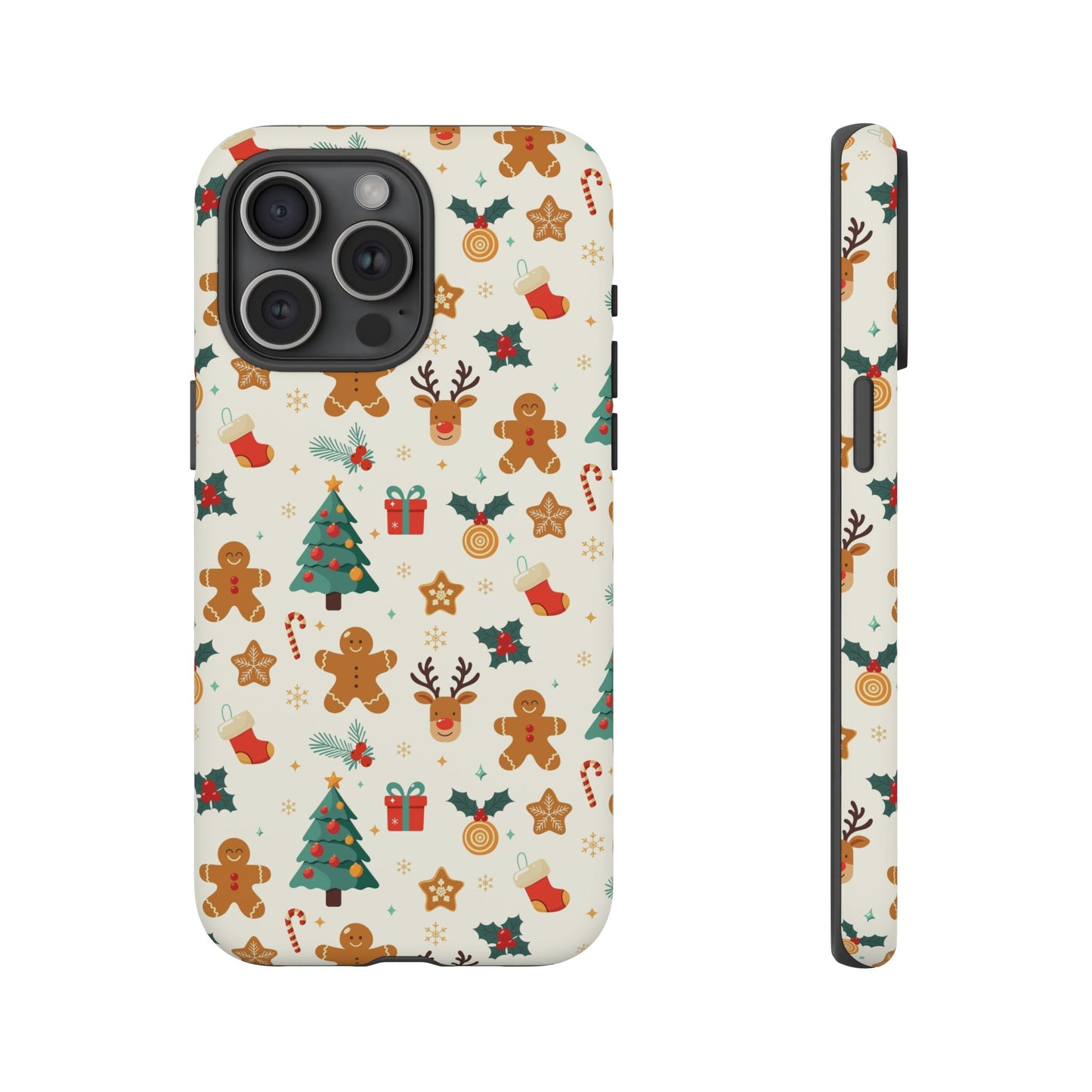 Gingerbread Holidays: Xmas-themed phone case for iPhone, Samsung and Google Pixel