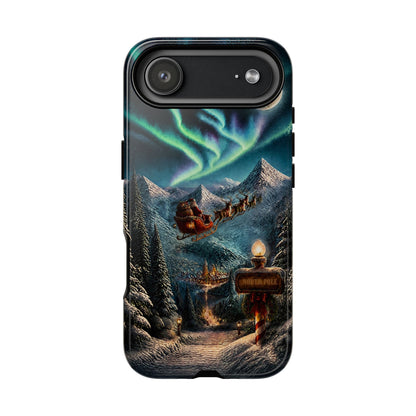 Santa Claus North Pole Adventure: Christmas Themed Phone Case for iPhone, Samsung Galaxy and Google Pixel devices
