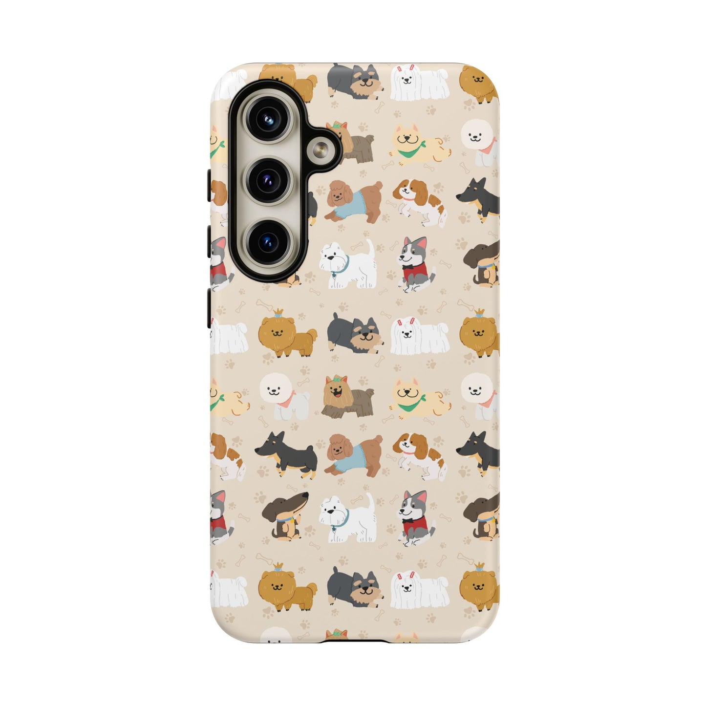 Cute Dogs: Tough Case for iPhone, Samsung Galaxy and Google Pixel devices
