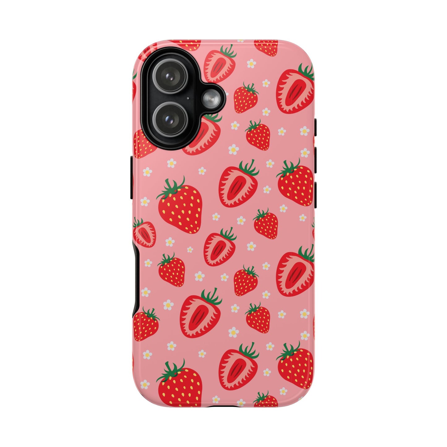 Berry Strawberry: Fruit-inspired phone case for iPhone, Samsung Galaxy and Google Pixel devices