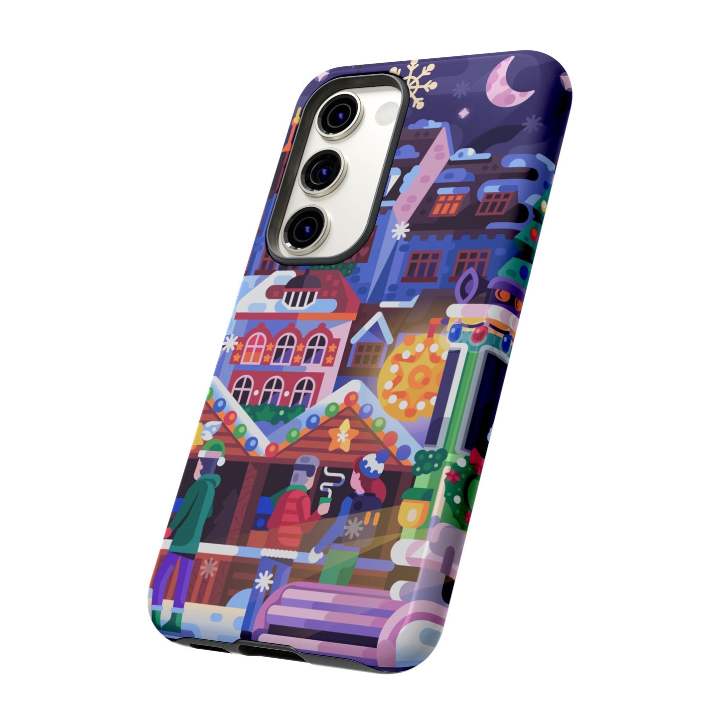 Christmas fair in Old Town: Holiday-Themed case for iPhone, Samsung Galaxy and Google Pixel