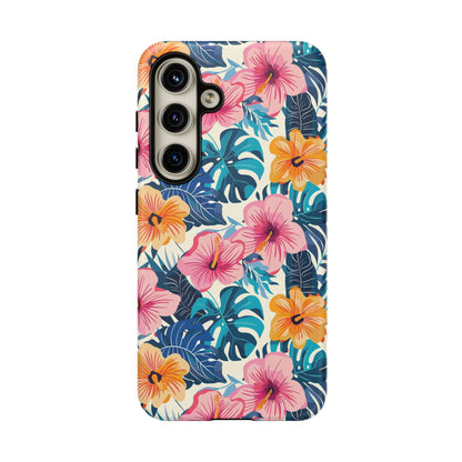 Hibiscus Bloom: Cute Floral Phone Case for iPhone, Samsung and Google Pixel