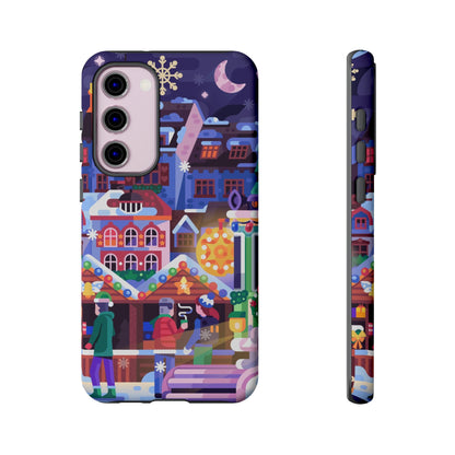 Christmas Fair in Old Town: Holiday-Themed case for iPhone, Samsung Galaxy and Google Pixel
