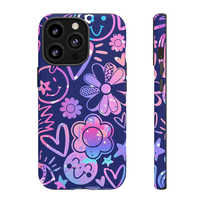 Live Inspired: Purple Tough Case for iPhone, Samsung Galaxy and Google Pixel devices