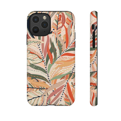 Terracotta Leaves Phone Case: Nature‑Inspired Art for iPhone, Samsung Galaxy and Google Pixel devices